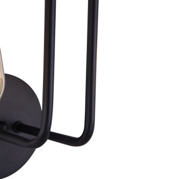 Aplica perete MAYTONI Gilbert T532WL-02B, E27 2X60W, Negru - 1