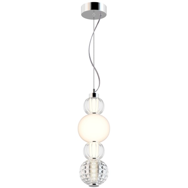 Pendul COLLAR Maytoni P069PL-L17CH3K, LED 17W, 950lm, crom - 1