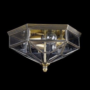 Plafoniera MAYTONI Zeil H356-CL-03-BZ, E27 3X60W, Transparent - 1