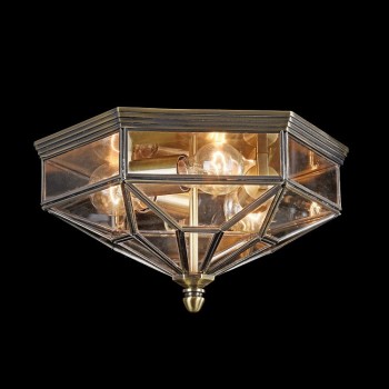 Plafoniera MAYTONI Zeil H356-CL-03-BZ, E27 3X60W, Transparent - 1