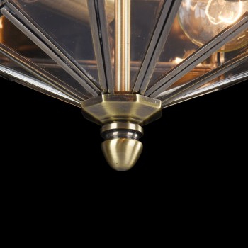 Plafoniera MAYTONI Zeil H356-CL-03-BZ, E27 3X60W, Transparent - 1