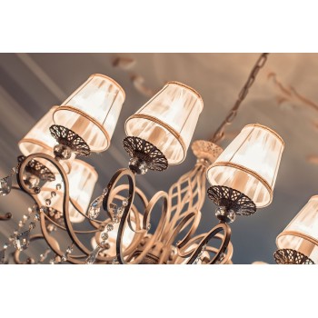 Candelabru MAYTONI Grace ARM247-10-G, E14 10X40W, Alb - 1