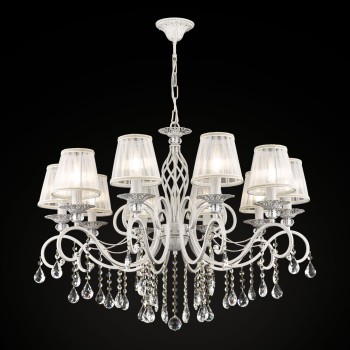Candelabru MAYTONI Grace ARM247-10-G, E14 10X40W, Alb - 1