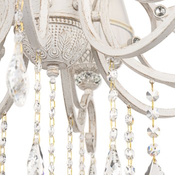 Candelabru MAYTONI Grace ARM247-10-G, E14 10X40W, Alb - 1