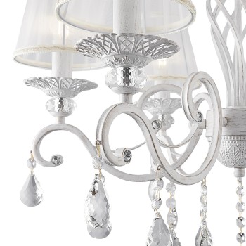 Candelabru MAYTONI Grace ARM247-06-G, E14 6X40W, Alb - 1