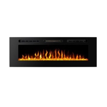 Focar electric incorporabil ArtFlame AMADEO 65", 1651x 465 x 121mm, negru, cu telecomanda - 1