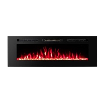 Focar electric incorporabil ArtFlame AMADEO 65", 1651x 465 x 121mm, negru, cu telecomanda - 1