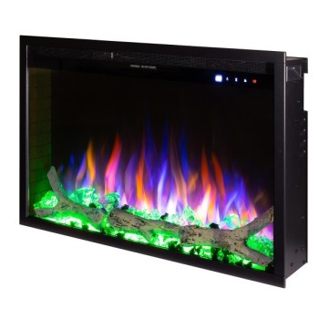 Semineu electric incorporabil ArtFlame TOMAS MAXI, 508x748x186 mm, 1500W, 50 combinatii de culoare
