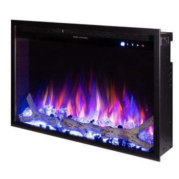 Semineu electric incorporabil ArtFlame TOMAS MAXI, 508x748x186 mm, 1500W, 50 combinatii de culoare