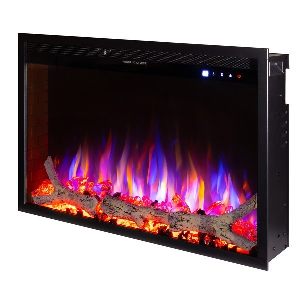 Semineu electric incorporabil ArtFlame TOMAS MAXI, 508x748x186 mm, 1500W, 50 combinatii de culoare