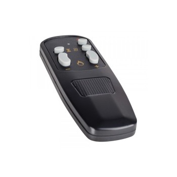 Semineu electric cu mobilier ArtFlame GALILEO gold & SORINA, 900 x 900 x 270 mm, alb - 1