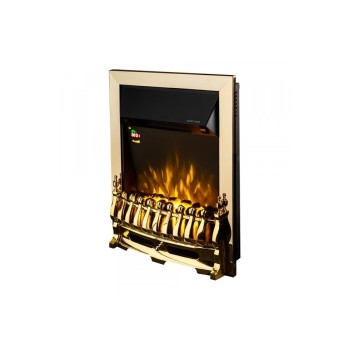 Semineu electric cu mobilier ArtFlame GALILEO gold & OSCAR, 1048 x 978 x 300 mm, alb - 1