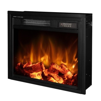 Semineu electric cu mobilier ArtFlame DIONIS & ANDREEA, 682 x 895 x 250 mm, maro-alb, cu telecomanda - 1