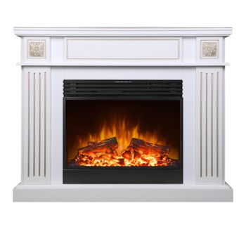 Semineu electric cu mobilier ArtFlame MIRABELLA & NAPOLEON, 1280 x 998 x 320 mm, alb - 1