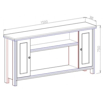 Semineu electric cu mobilier alb ArtFlame MOZART & TASMANIA, 750x1500x300mm, 1500W, flacăra in 5 niveluri, cu telecomanda