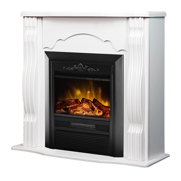 Semineu electric cu mobilier ArtFlame CRISTINA & CLASIC, 950 x 893 x 330 mm, alb, cu telecomanda - 1