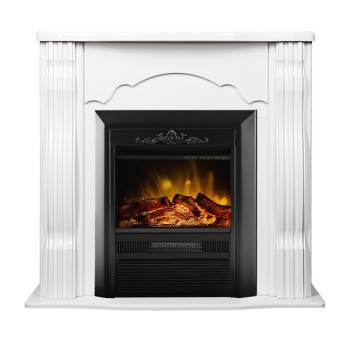 Semineu electric cu mobilier ArtFlame CRISTINA & CLASIC, 950 x 893 x 330 mm, alb, cu telecomanda - 1