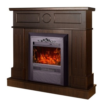 Semineu electric cu mobilier wenge ArtFlame CRISTINA & AMBASADOR, 1000x1048x300mm, 2000W, flacăra in 5 niveluri, cu telecomanda