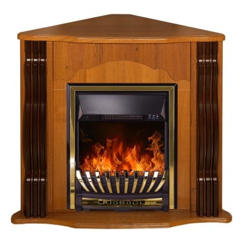 Semineu electric cu mobilier ArtFlame MERIDIAN & CLASIC DE COLT, 950 x 882 x 300 mm, nuc, cu telecomanda - 1