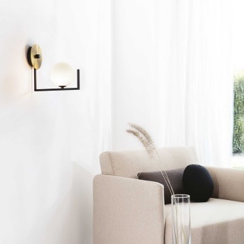 Aplica de perete design BIRDS AP1 273655 Ideal Lux, G9, 1x15W, negru - 1