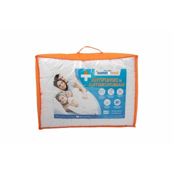 Pilota pentru iarna Somnomed antiacarieni si antifungi, 200x220cm, cu umplutura calduroasa microfibra densitate 400 g/m² - 1