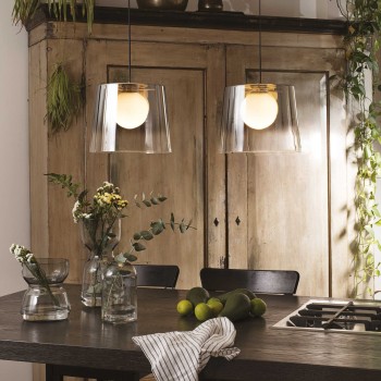 Pendul design FADE SP1 271293 Ideal Lux, G9, 1x15W, crom - 1