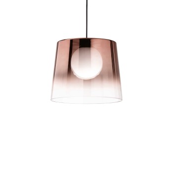Pendul design FADE SP1 271309 Ideal Lux, G9, 1x15W, cupru - 2
