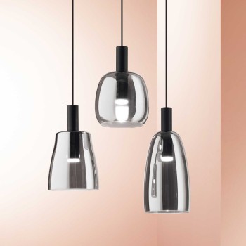 Pendul design COCO-1 SP 275581 Ideal Lux, 3000k, LED 7W, negru - 1