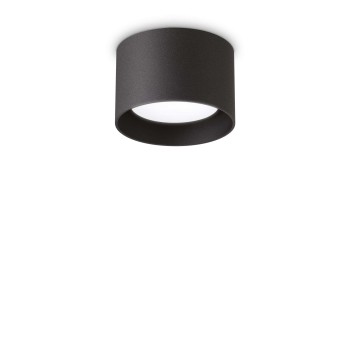 Plafoniera design SPIKE PL1 278704 Ideal Lux, Ø 10cm, negru - 1
