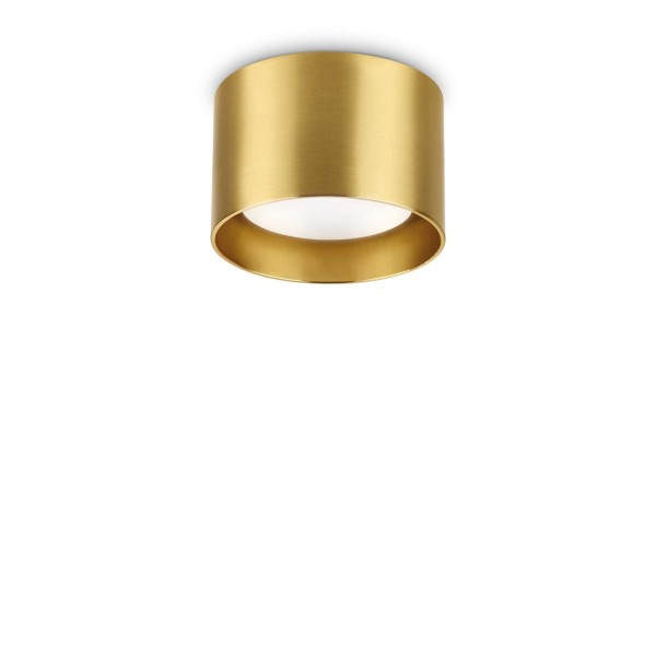 Plafoniera design SPIKE PL1 285238 Ideal Lux, Ø 10cm, auriu satinat - 1