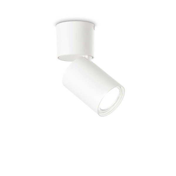 Spot design orientabil TOBY PL1 271538 Ideal Lux, Ø 6cm, GU10 1x35W,  alb - 1