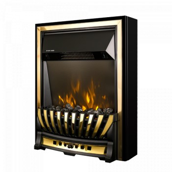 Semineu electric cu mobilier alb ArtFlame MERIDIAN & AMBASADOR, 1000x1048x300mm, 2000W, flacăra in 5 niveluri, cu telecomanda