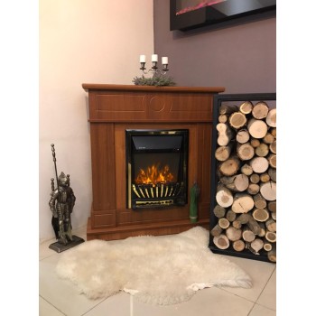 Semineu electric cu mobilier ArtFlame MERIDIAN & AMBASADOR, 1048 x 978 x 300 mm, nuc, cu telecomanda - 1