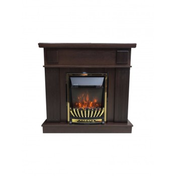 Semineu electric cu mobilier ArtFlame MERIDIAN & MARINA, 1048 x 978 x 300 mm, maro, cu telecomanda - 1