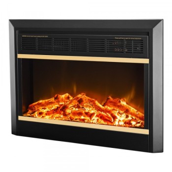 Semineu electric cu mobilier ArtFlame MARS & BROOKLYN, 1150 x 855 x 270 mm, alb, cu telecomanda - 1
