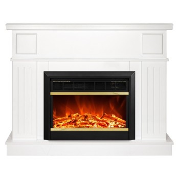 Semineu electric cu mobilier ArtFlame MARS & OLIMPIA, 1200 x 950 x 300 mm, alb, cu telecomanda - 1