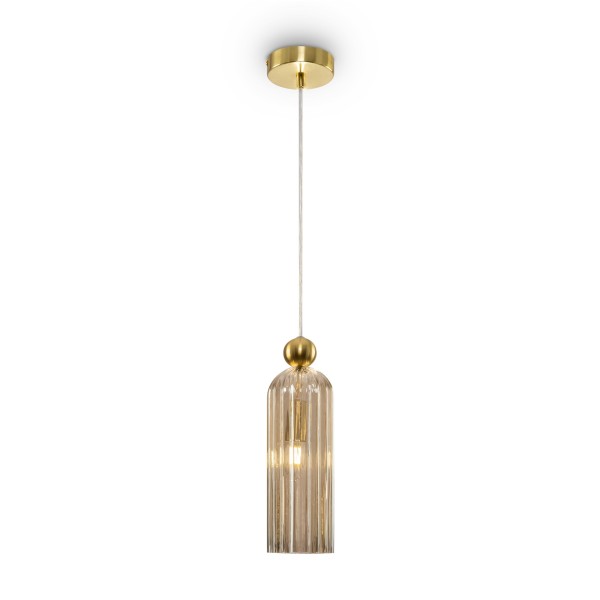 Pendul decorativ ANTIC Maytoni MOD302PL-01CG, D10, E14 1x 40W, alama - 1