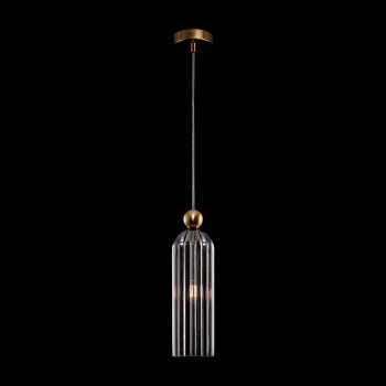 Pendul decorativ ANTIC Maytoni MOD302PL-01GR, D10, E14 1x 40W, alama - 1