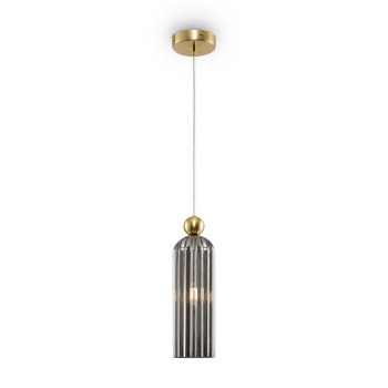 Pendul decorativ ANTIC Maytoni MOD302PL-01GR, D10, E14 1x 40W, alama - 1