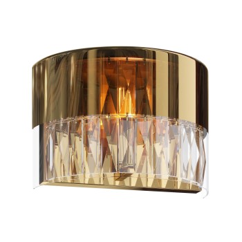 Lampa de perete cu cristale WONDERLAND Maytoni MOD313WL-01G, E14 1x40W, gold - 1