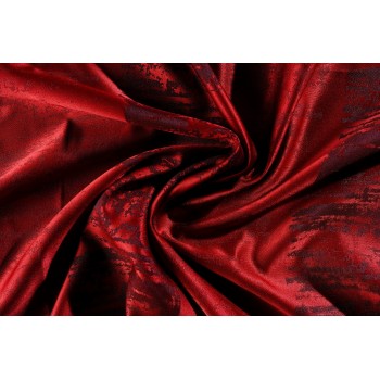 Draperie Brooklyn Mendola Home Textiles, 140x245cm, cu inele, rosu - 1