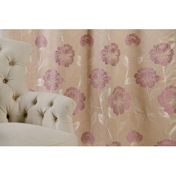 Draperie Izolde Mendola Home Textiles, 140x245cm cu inele, mov - 2