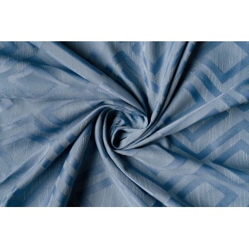 Draperie Giuseppe Mendola Home Textiles, 140x245cm, cu rejansa, albastru - 4