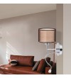 Aplica de perete moderna Anastasia - 2629 Rabalux, crom-maro, cu LED