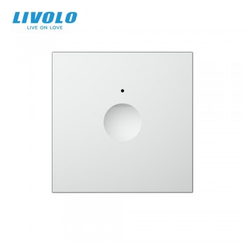 Intrerupator Simplu Livolo VL-FC1-2WP-P7E-2I, Rama Sticla, Tactil, Gri - 1