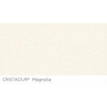 Chiuveta bucatarie Schock Mono D-100S Cristadur Magnolia 740 x 510 mm, granit, reversibila, montare pe blat, alb cremos - 1