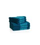 Prosop baie bumbac, pachet 6 bucati, Mendola Wellness, 50x90, 400g/mp, albastru inchis