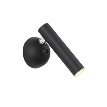 Aplica de perete LOYA W0461-01A-P7P7 Zuma Line, design modern, negru mat - 1