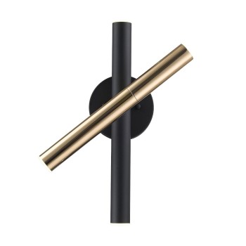 Aplica de perete LOYA W0461-03N-P7SD Zuma Line, design modern, negru, gold - 1