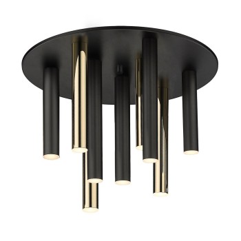 Plafoniera LOYA C0461-09C-P7SD Zuma Line, design modern, finisaj negru, gold - 1
